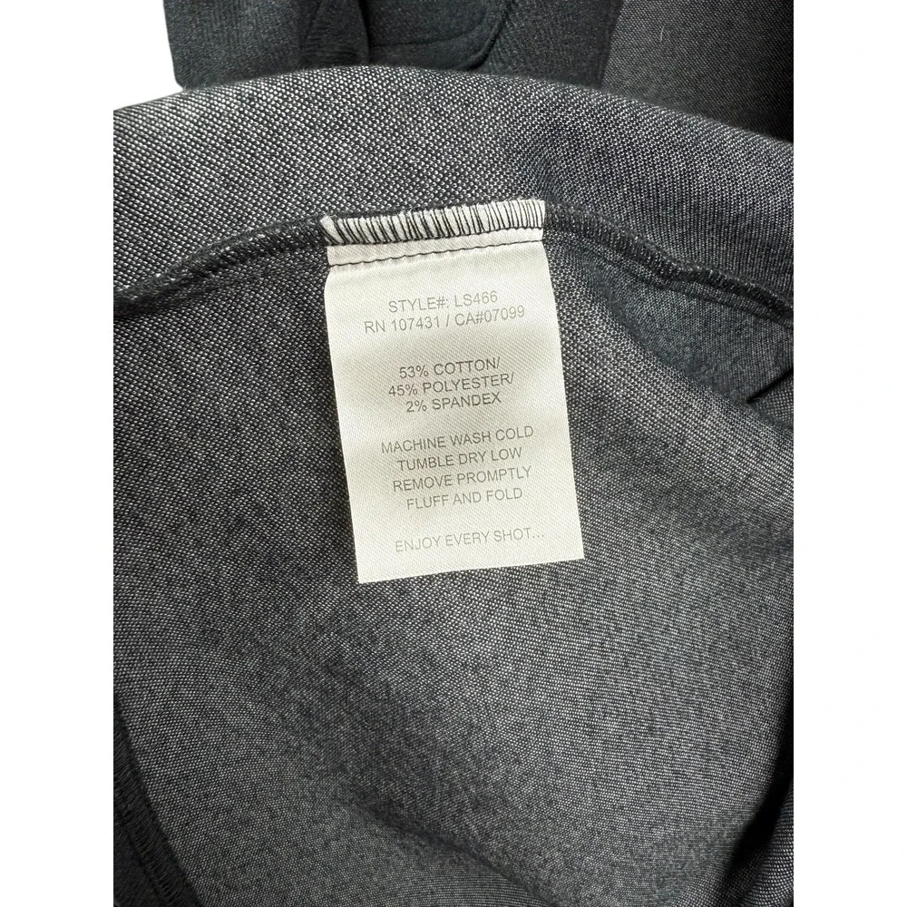 Linksoul Jacket Mens XL Gray Shirt Jacket Snap Front Overshirt - Picture 7 of 7